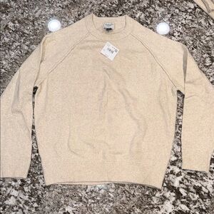 Classic Crewneck Women’s Sweater in Beige